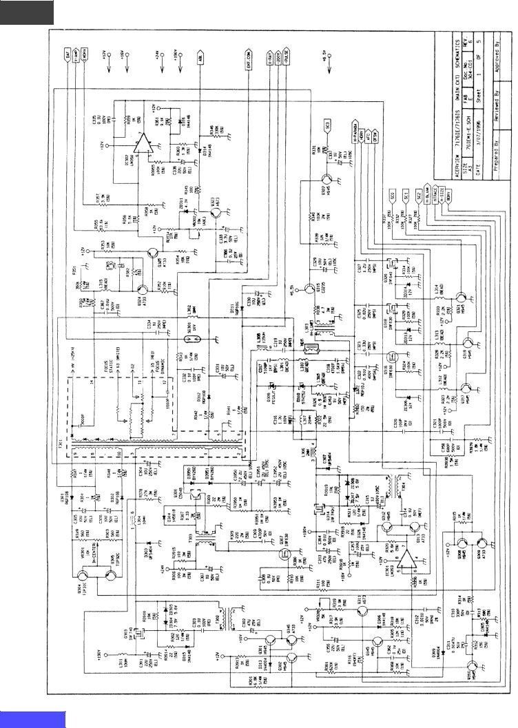 Acer 76IE, 76IS, 77IE, 7176IE, 7176IS Schematic