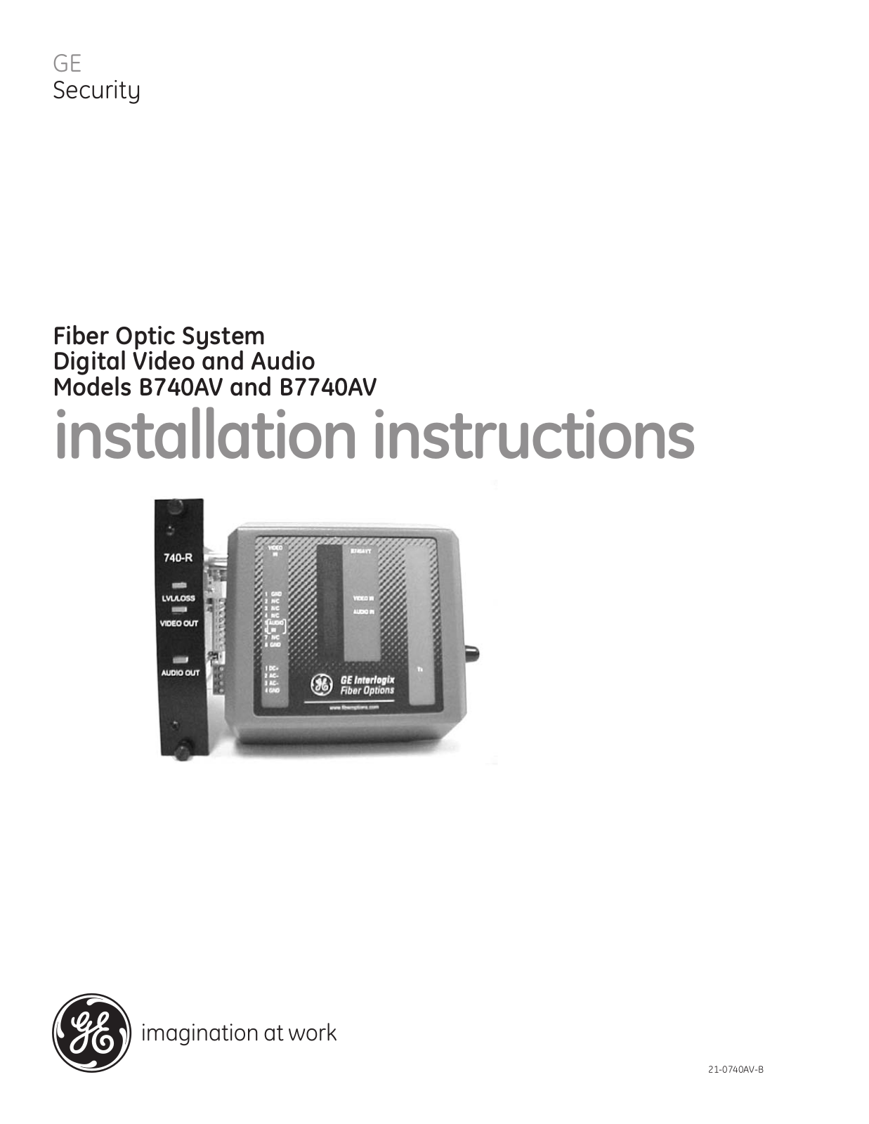 Interlogix B7740AV User Manual