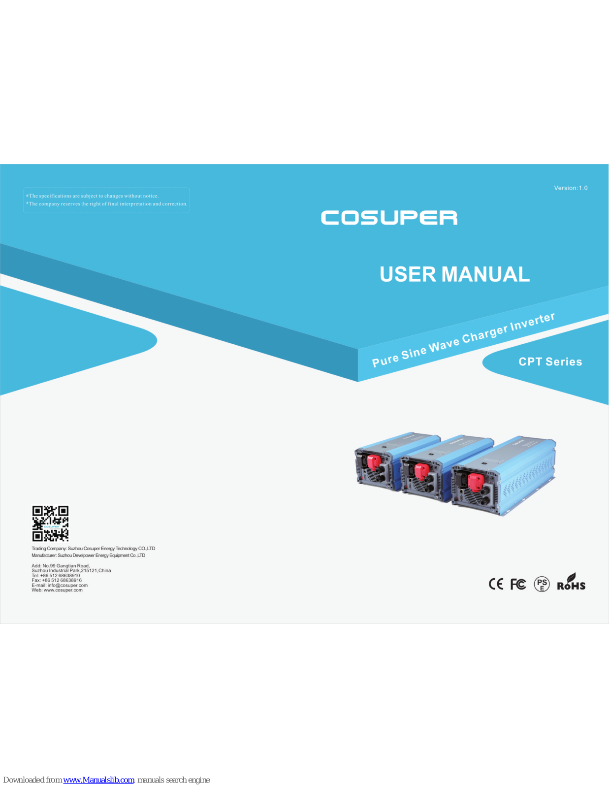 Cosuper CPT Series User Manual