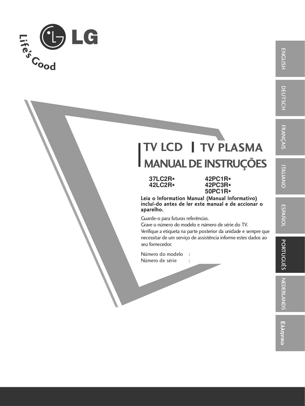 Lg 32LB2R User Manual