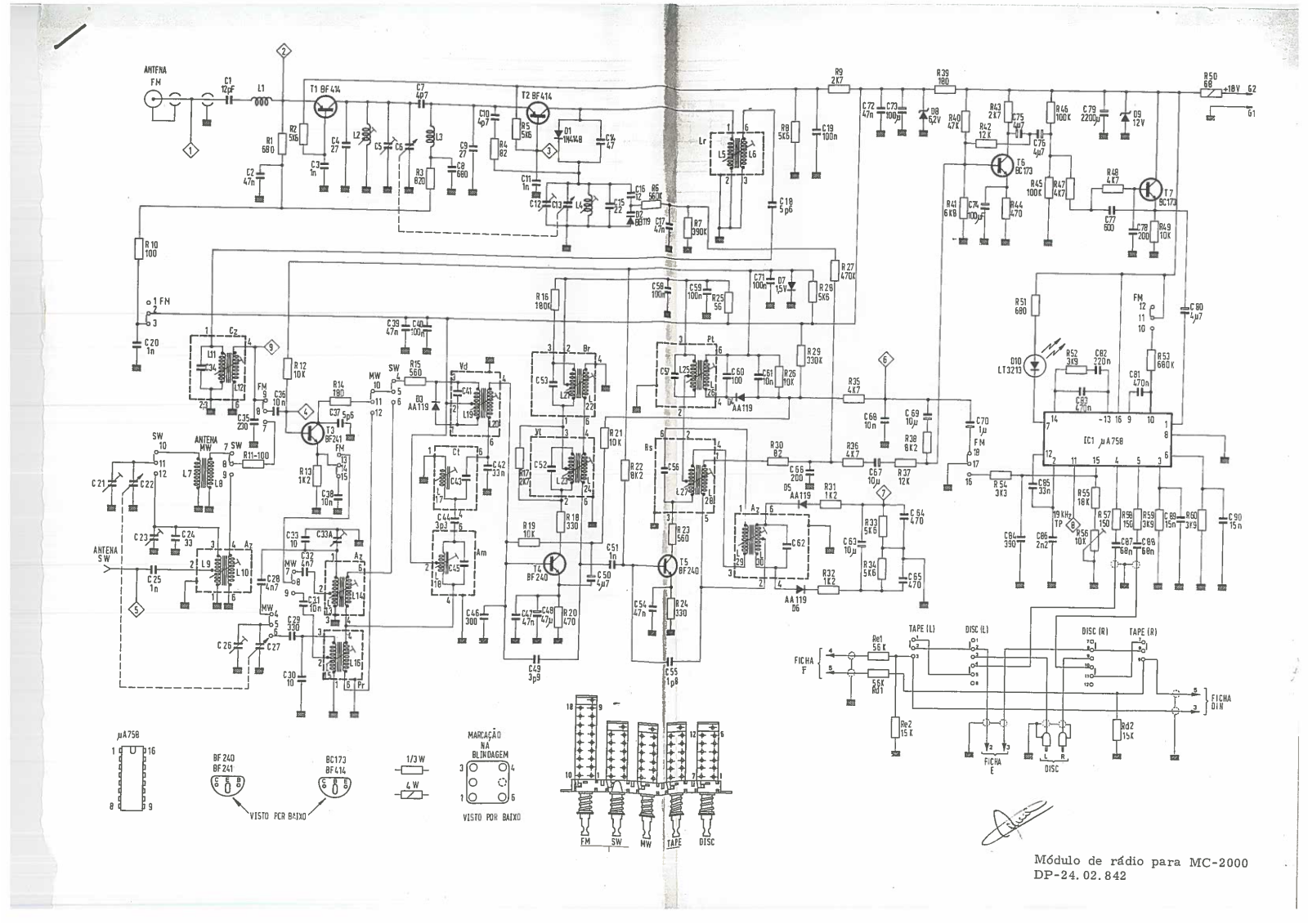 ITT MC 2000 Schematic