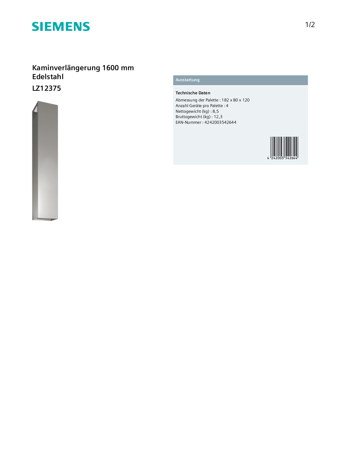 Siemens LZ12375 User Manual