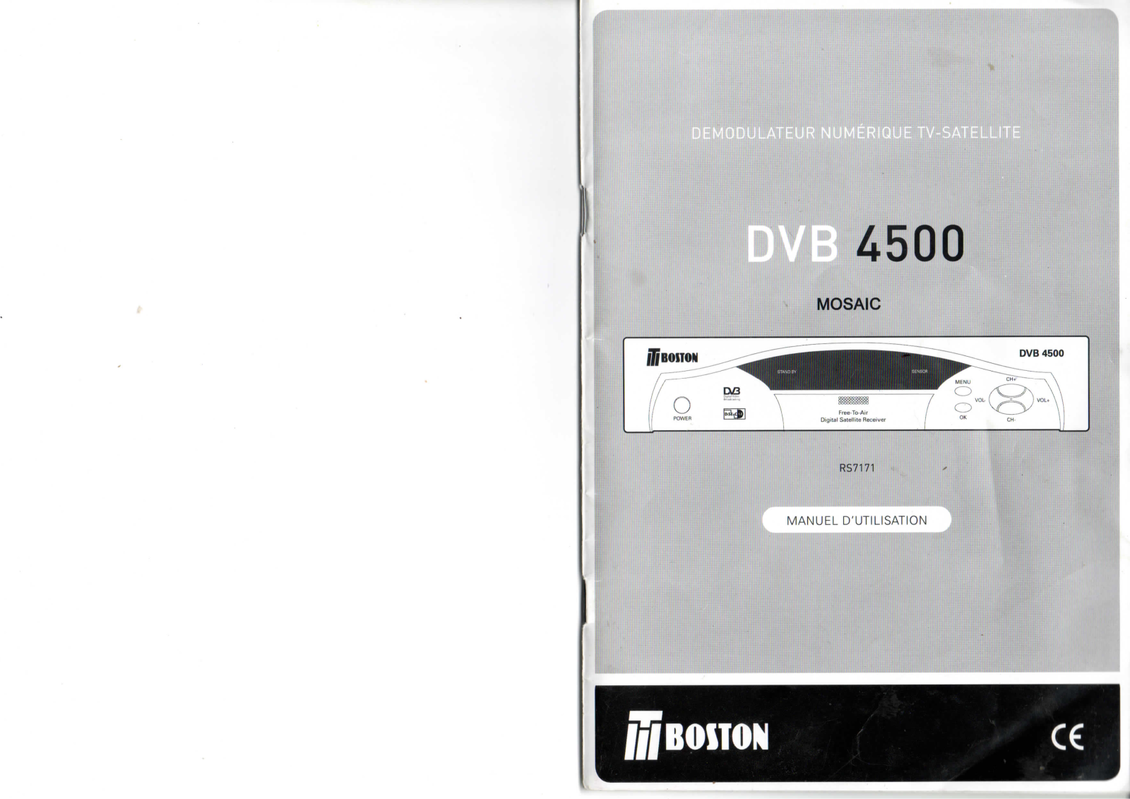 Boston DVB-4500 User Manual - ManualMachine.com