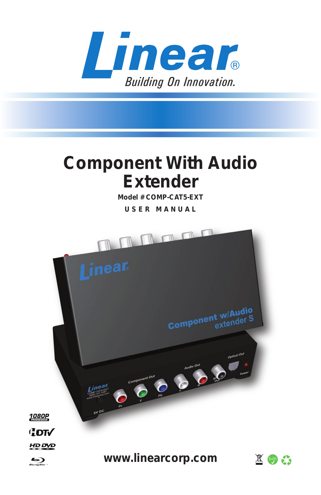 Linear COMP-CAT5-EXT Owner's Manual