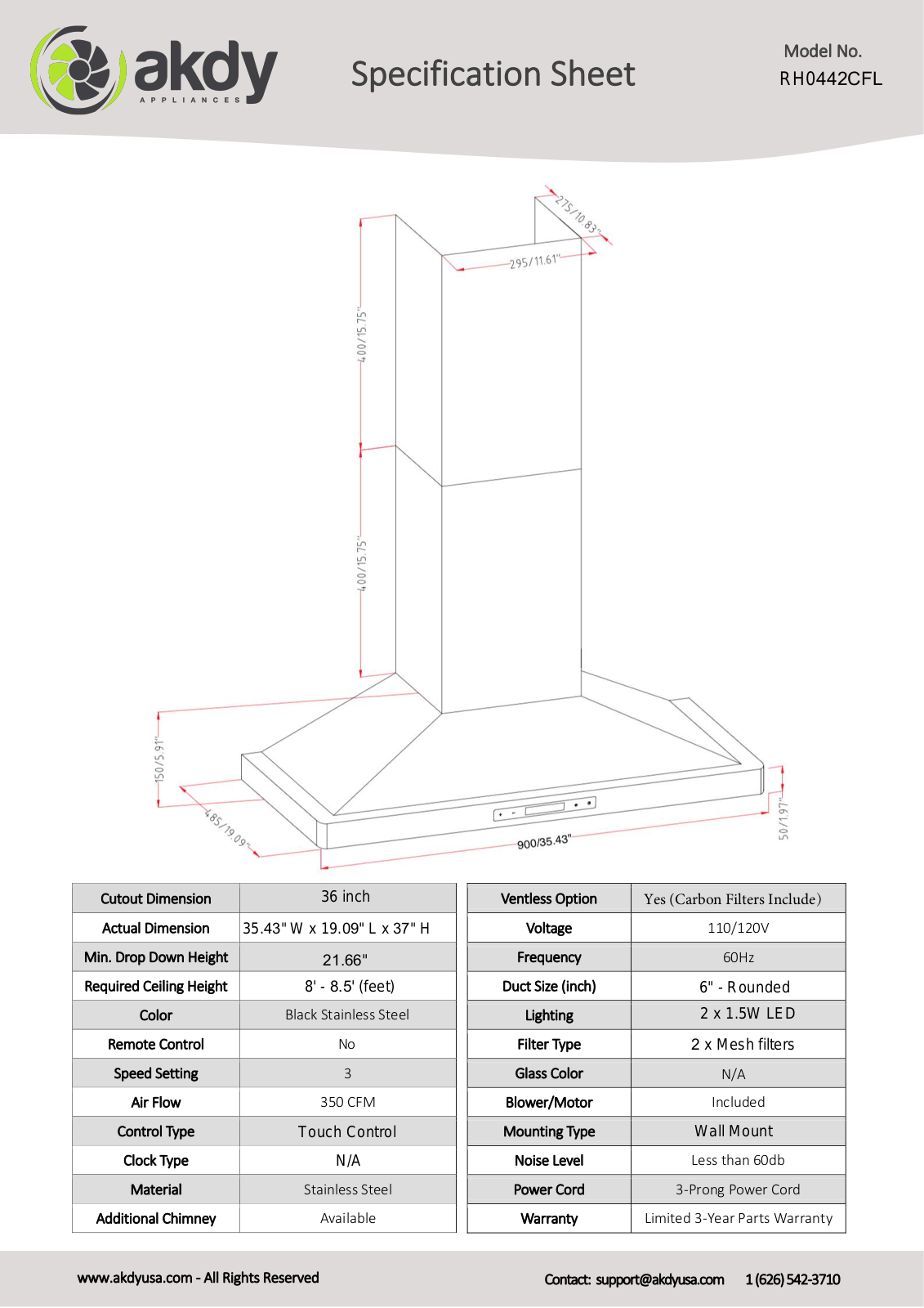 AKDY BBDU1500 Specifications - ManualMachine.com