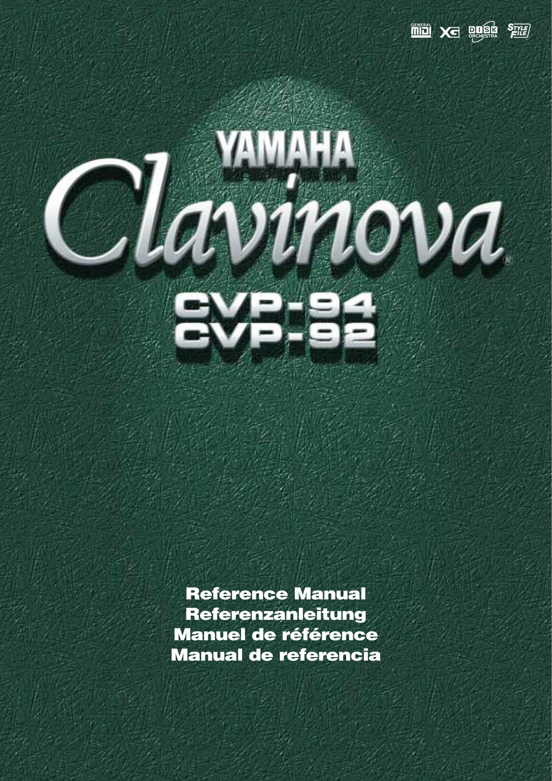 Yamaha CVP-92, CVP-94 Reference Manual