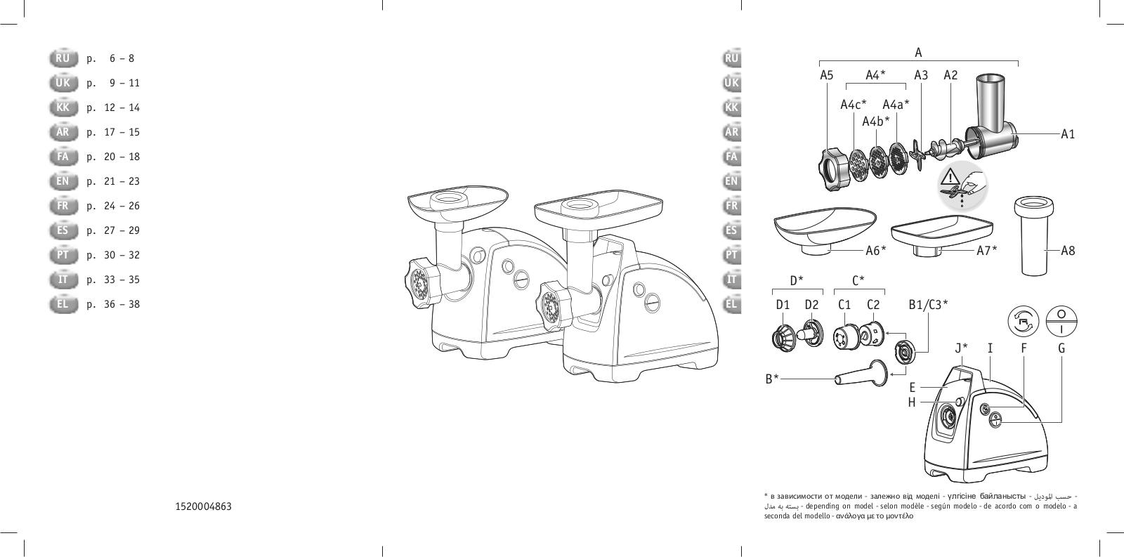 Moulinex ME660832 User Manual