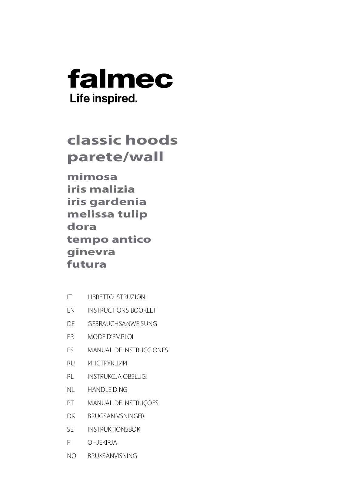 Falmec Melissa Tulip 90 User Manual