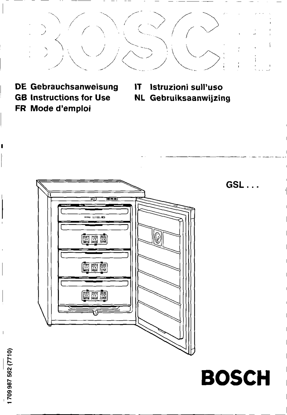 SIEMENS GS30DN10, GS12S495, GS12S425, GS10DN20, GS10DN01 User Manual