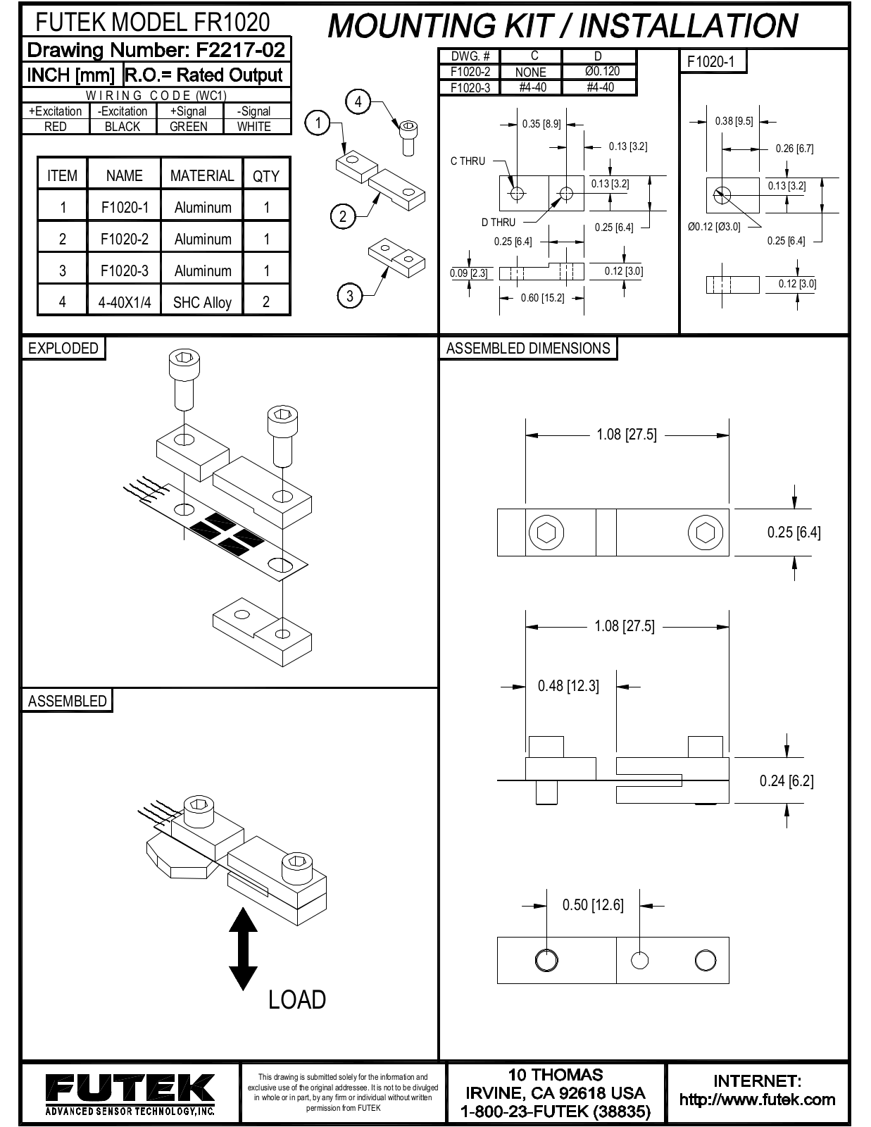 FUTEK FBB Series User Manual