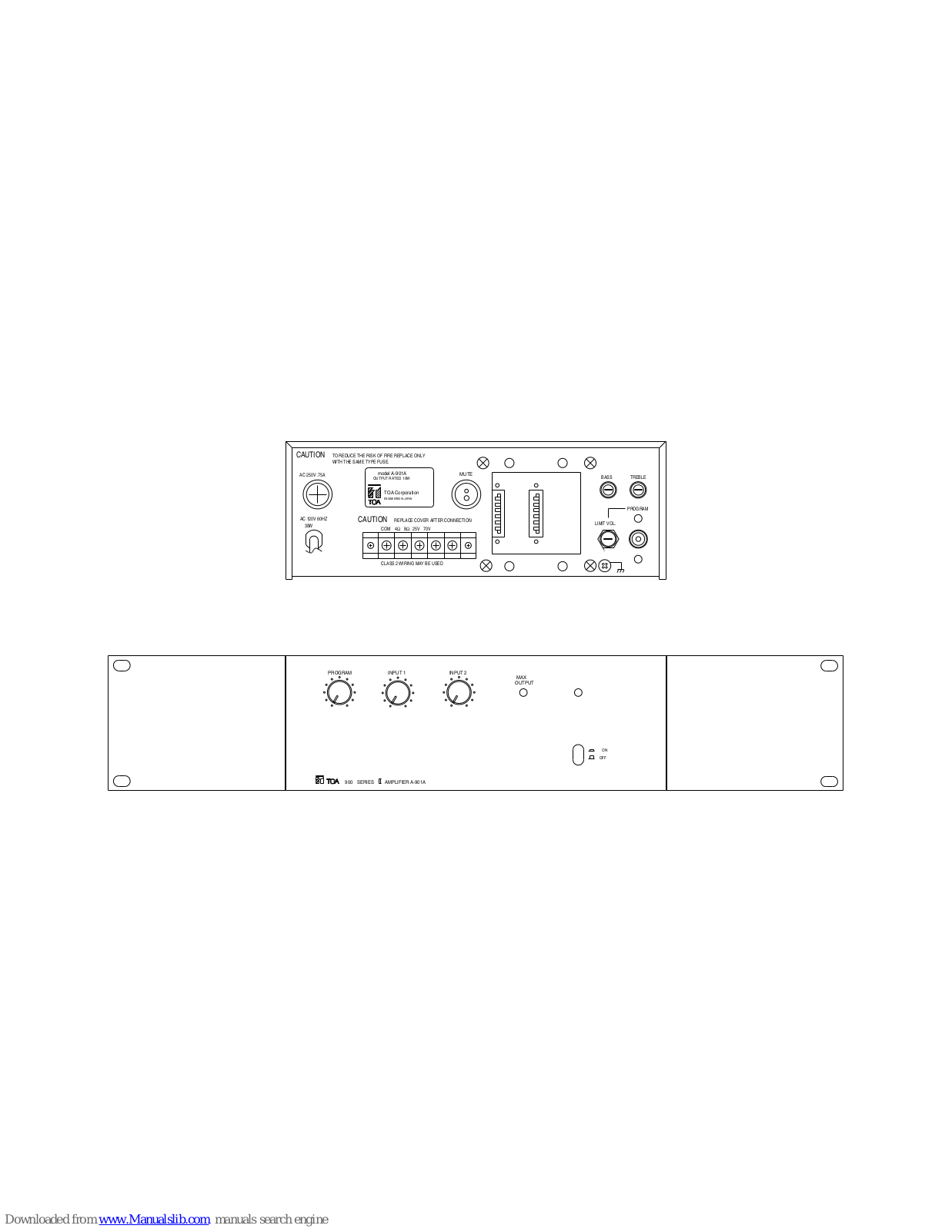 Toa A-901A Supplementary Manual