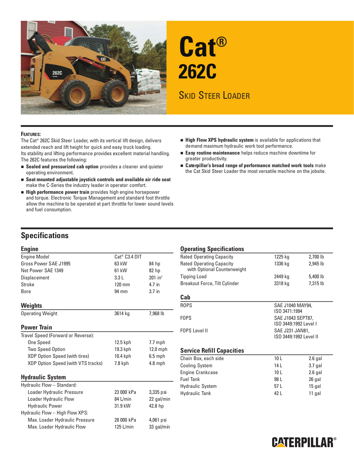 Caterpillar 262C BROCHURE - ManualMachine.com