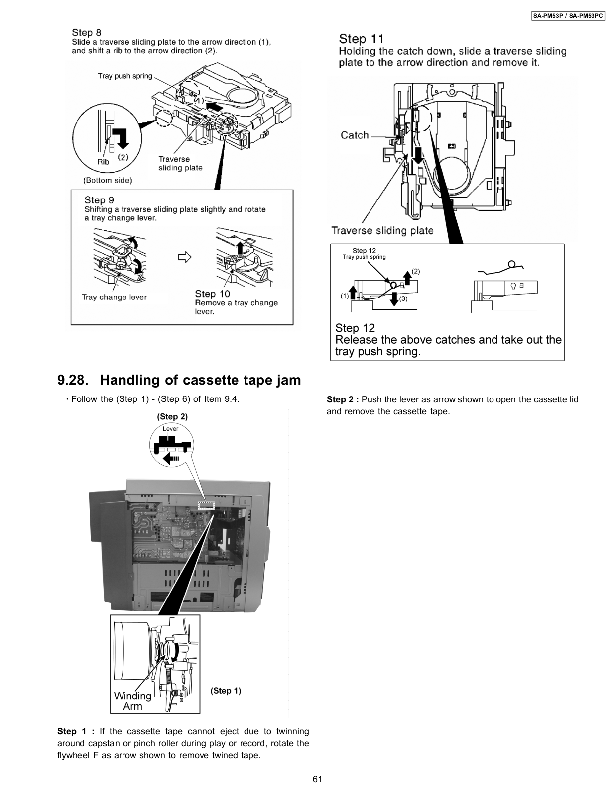 SA SA PM53P C Service Manual