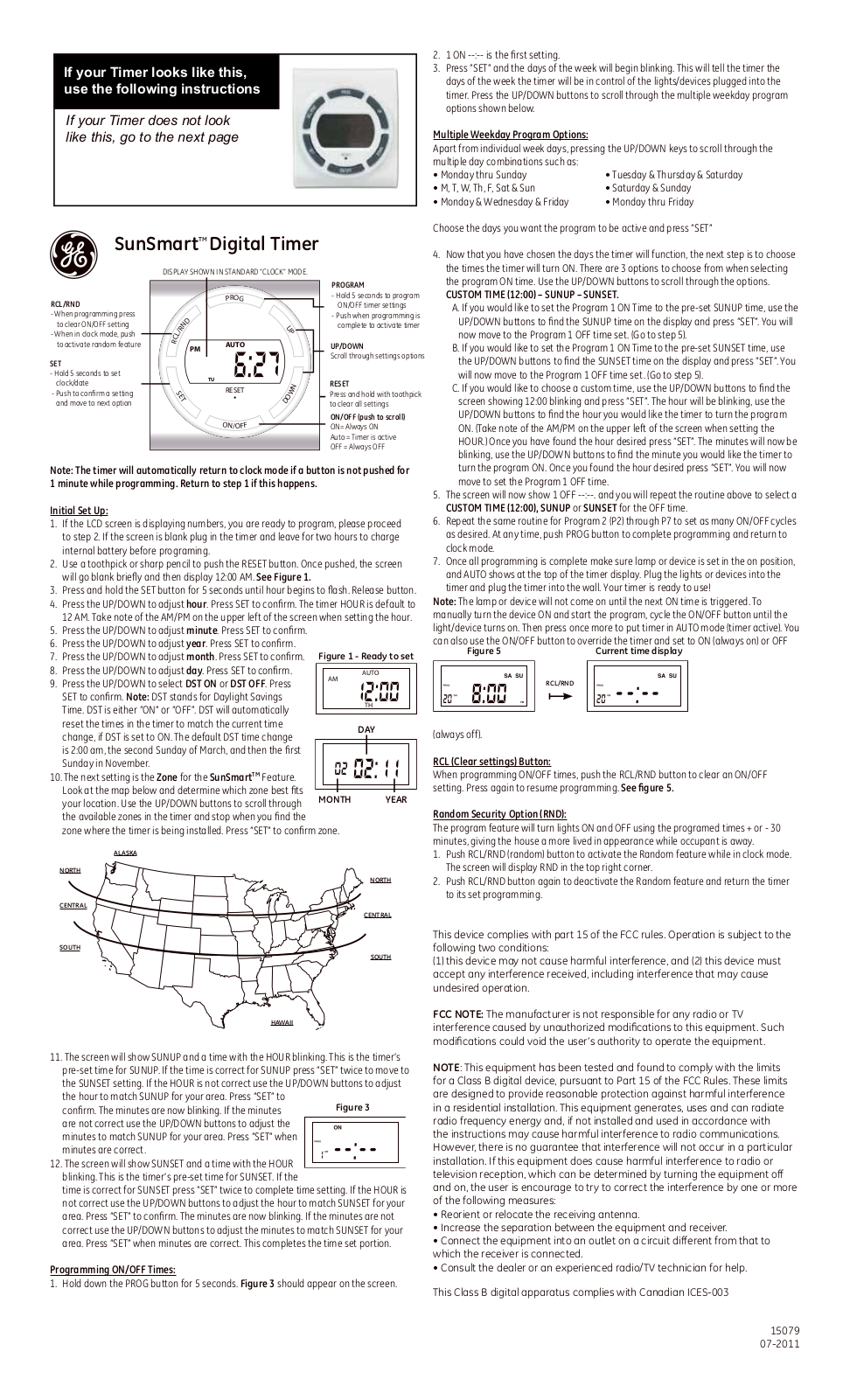 Ge 15089, 15079, 15042 User Manual