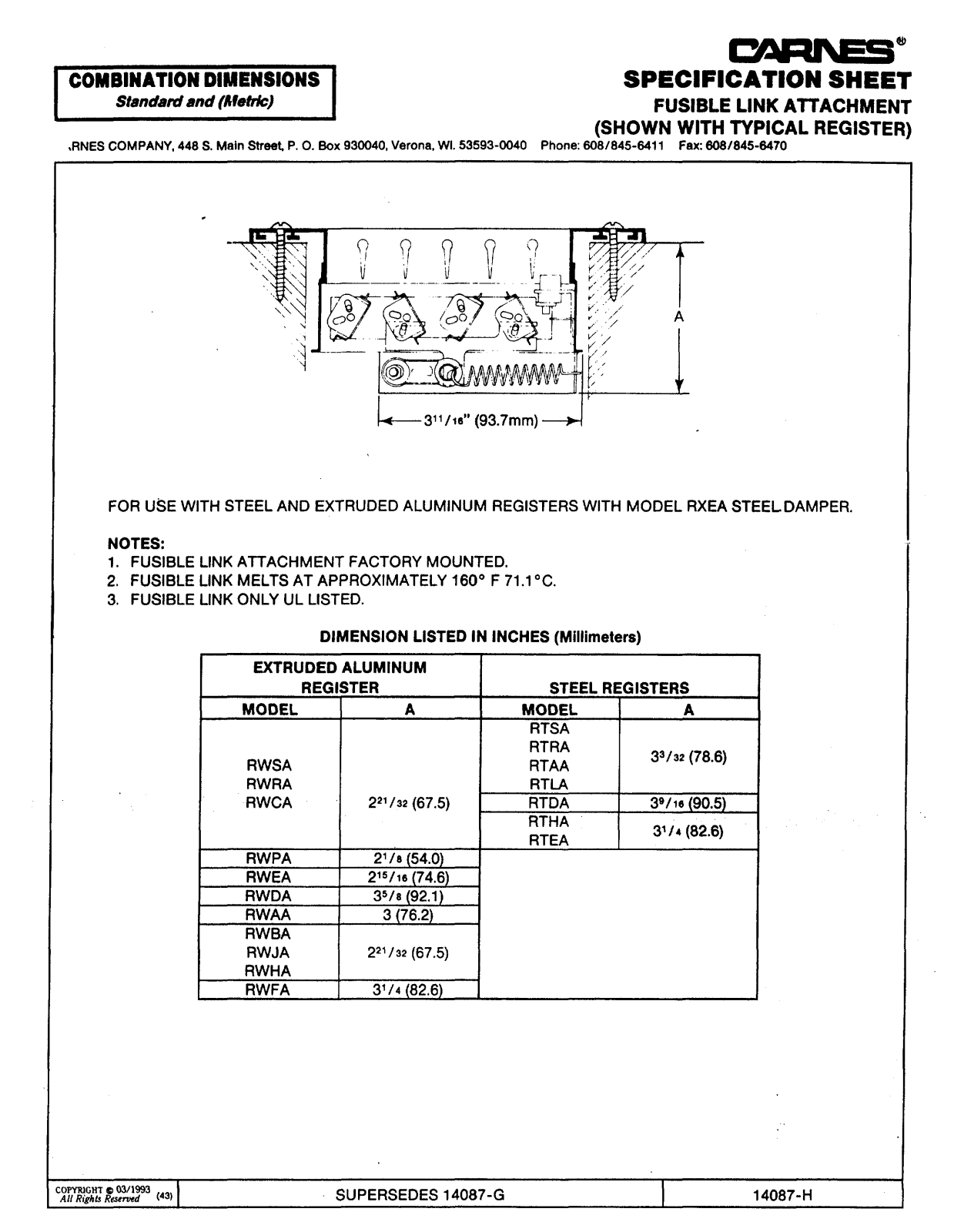Carnes RTEA User Manual - ManualMachine.com