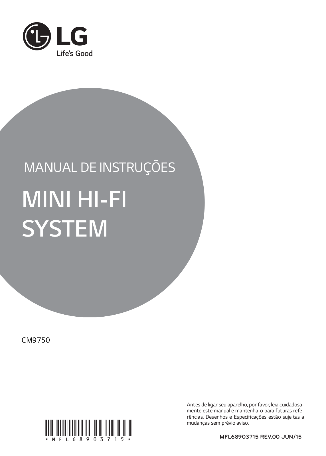 LG CM9750 User Guide