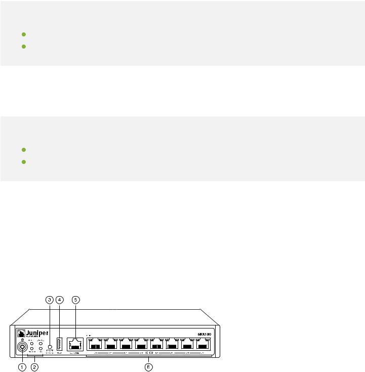 Juniper SRX100 User Manual