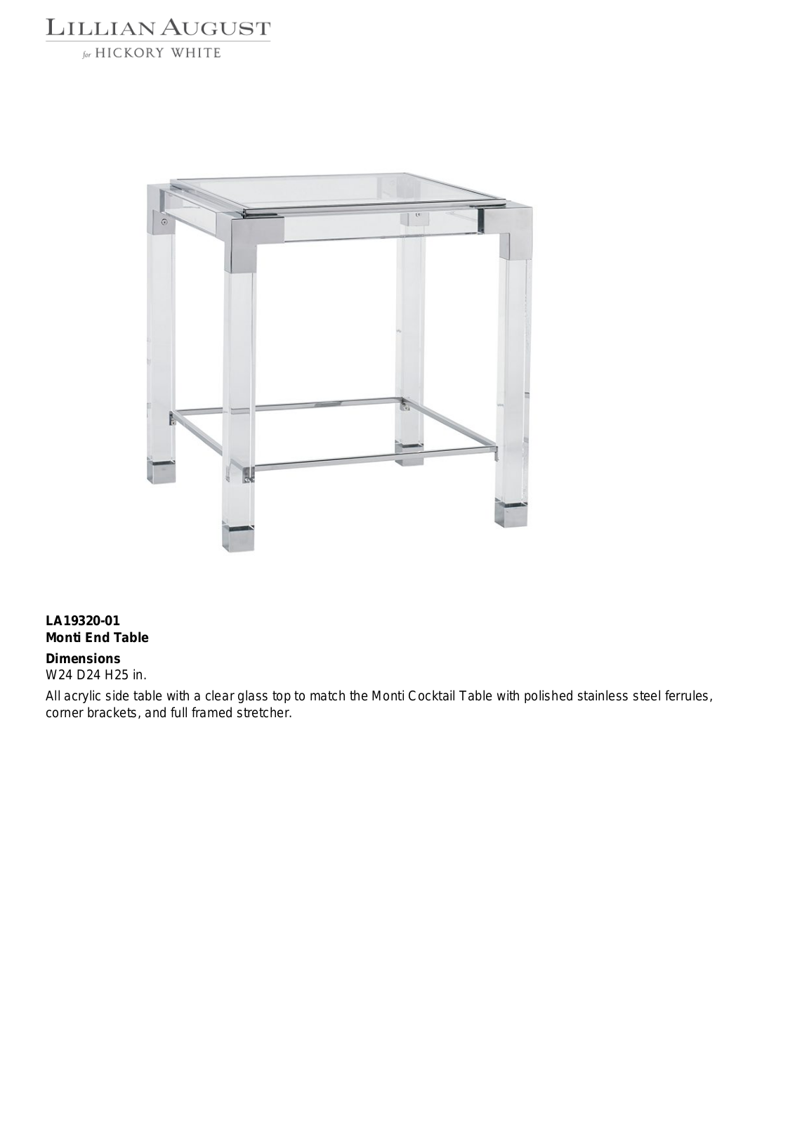 Lillian August PCFE2124 Specifications - ManualMachine.com
