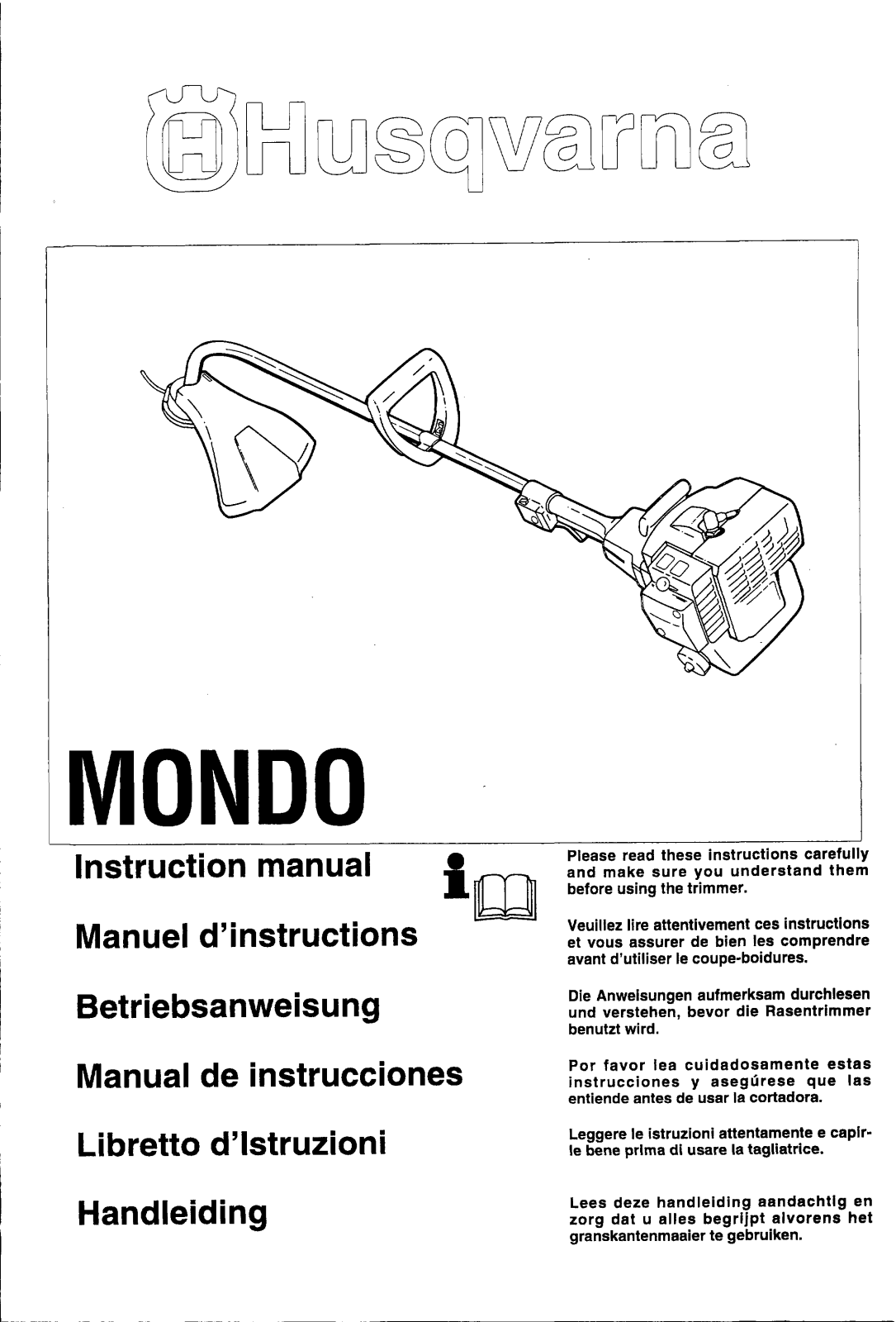 Husqvarna MONDO User Manual