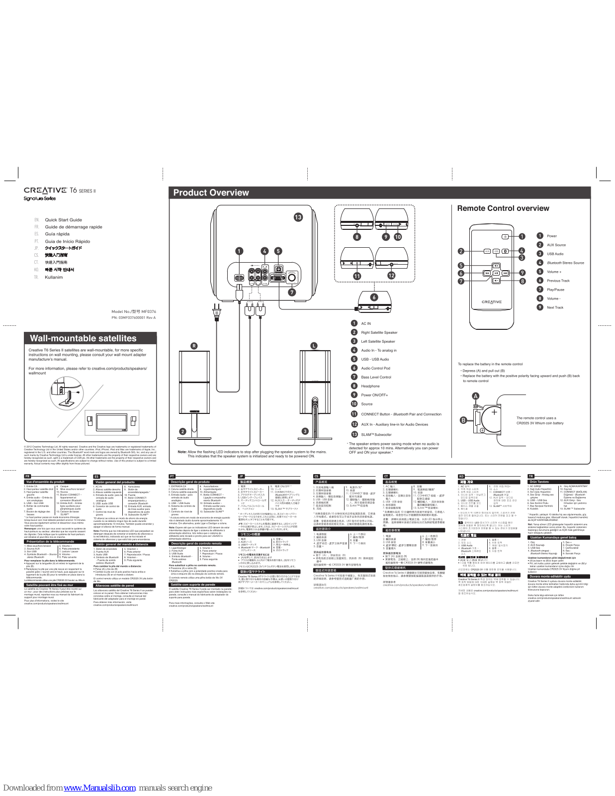 Creative T6 Series II User Manual