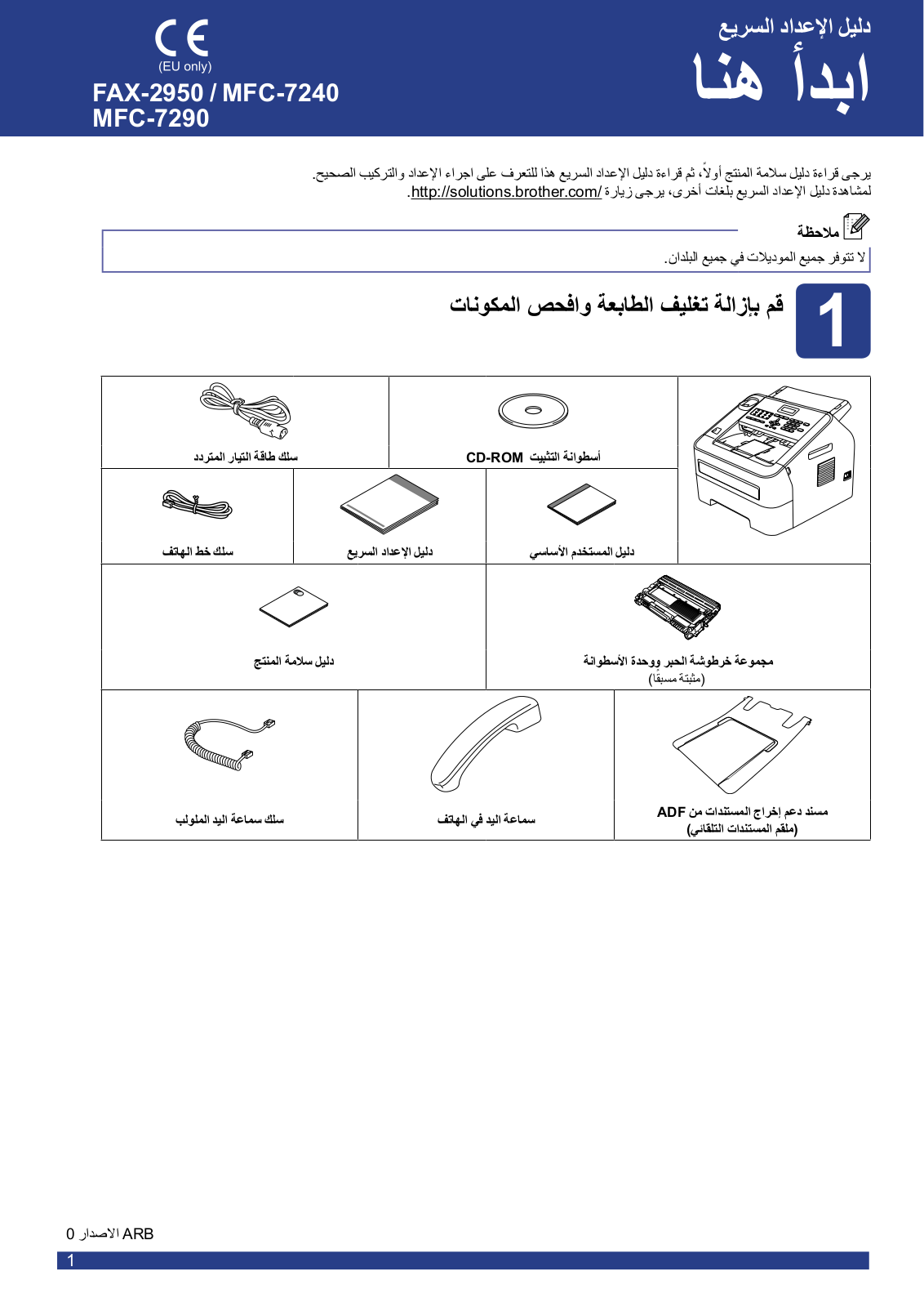 Brother FAX-2950 Setup Guide