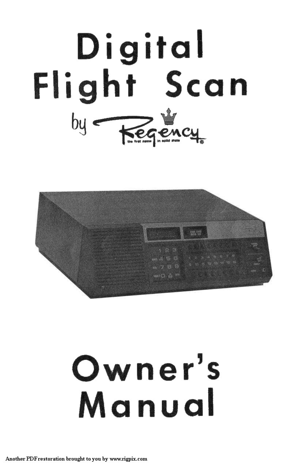 Regency ACT-T-720A User manual - ManualMachine.com