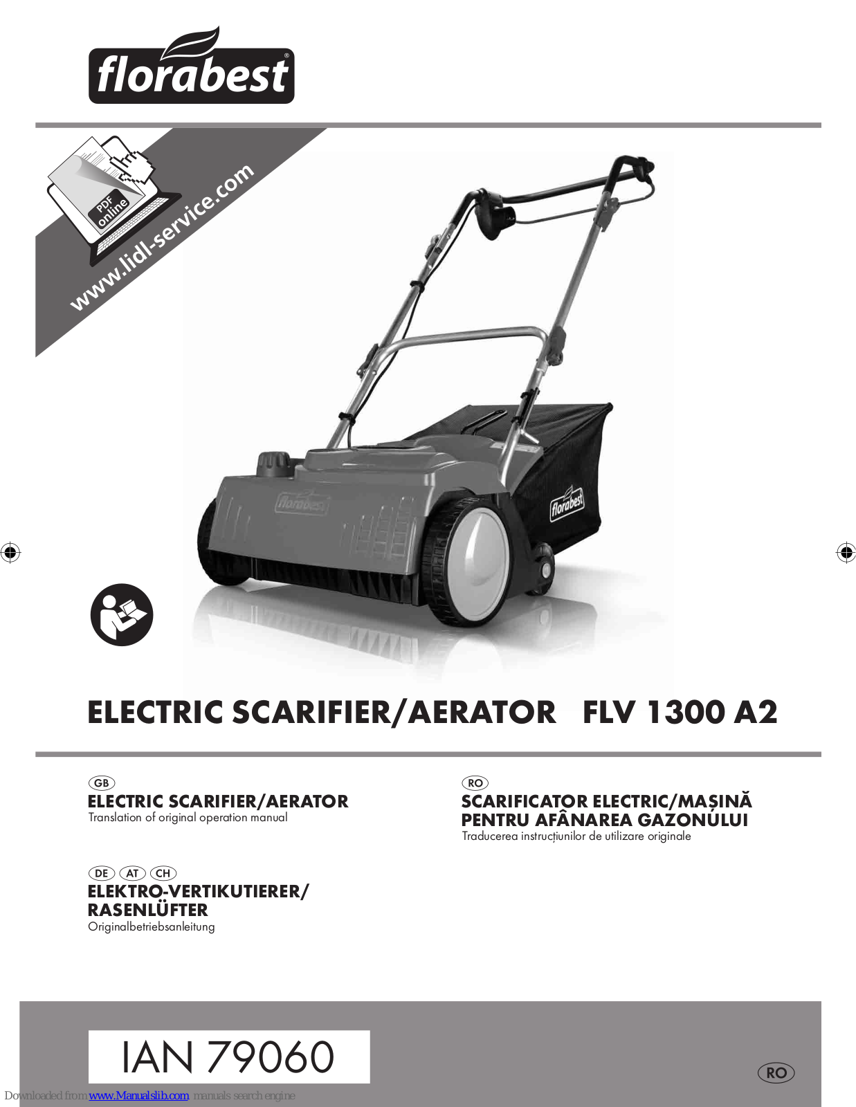 FLORABEST FLV 1300 A2 Operation Manual