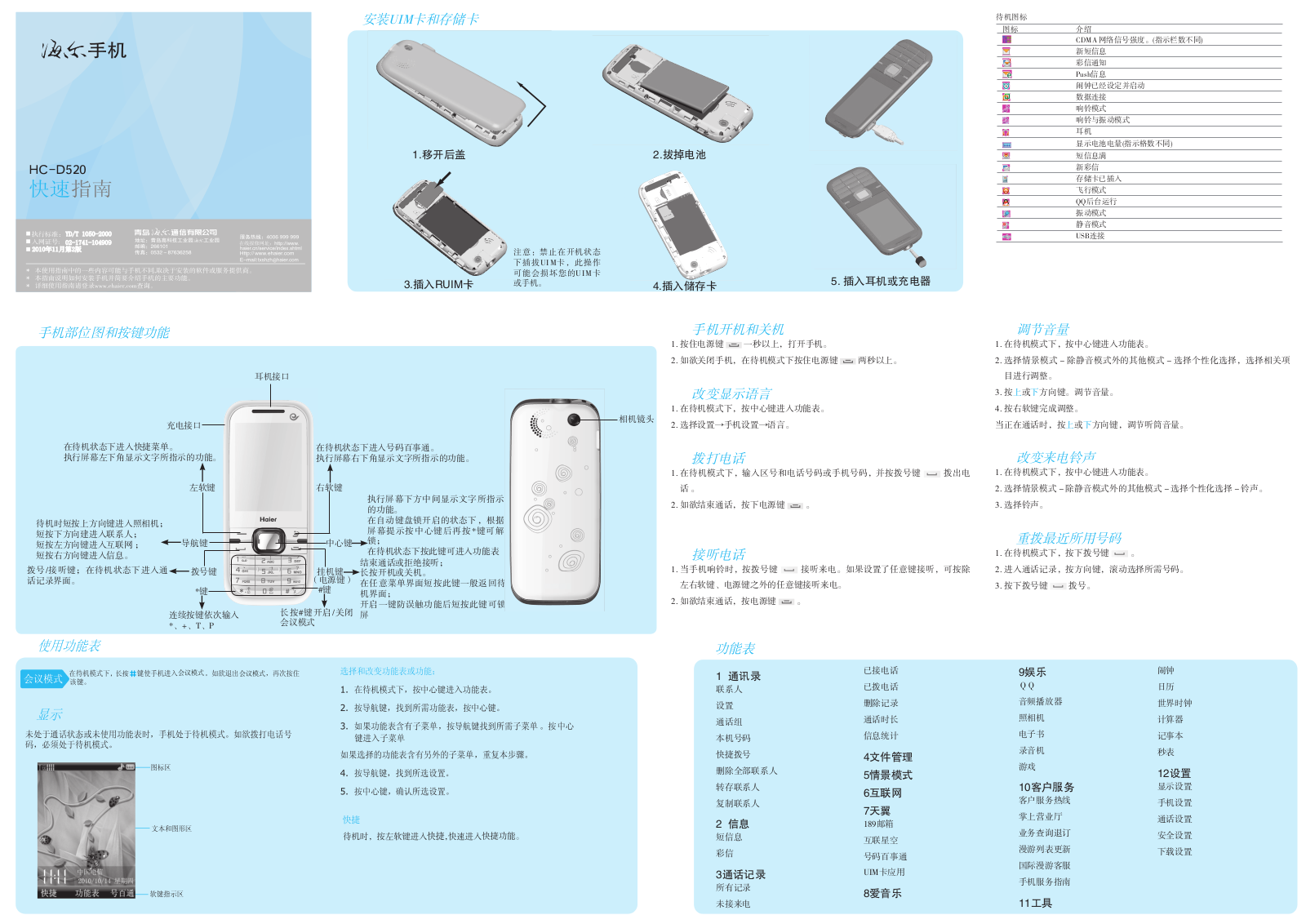 Haier HC-D520 User Manual