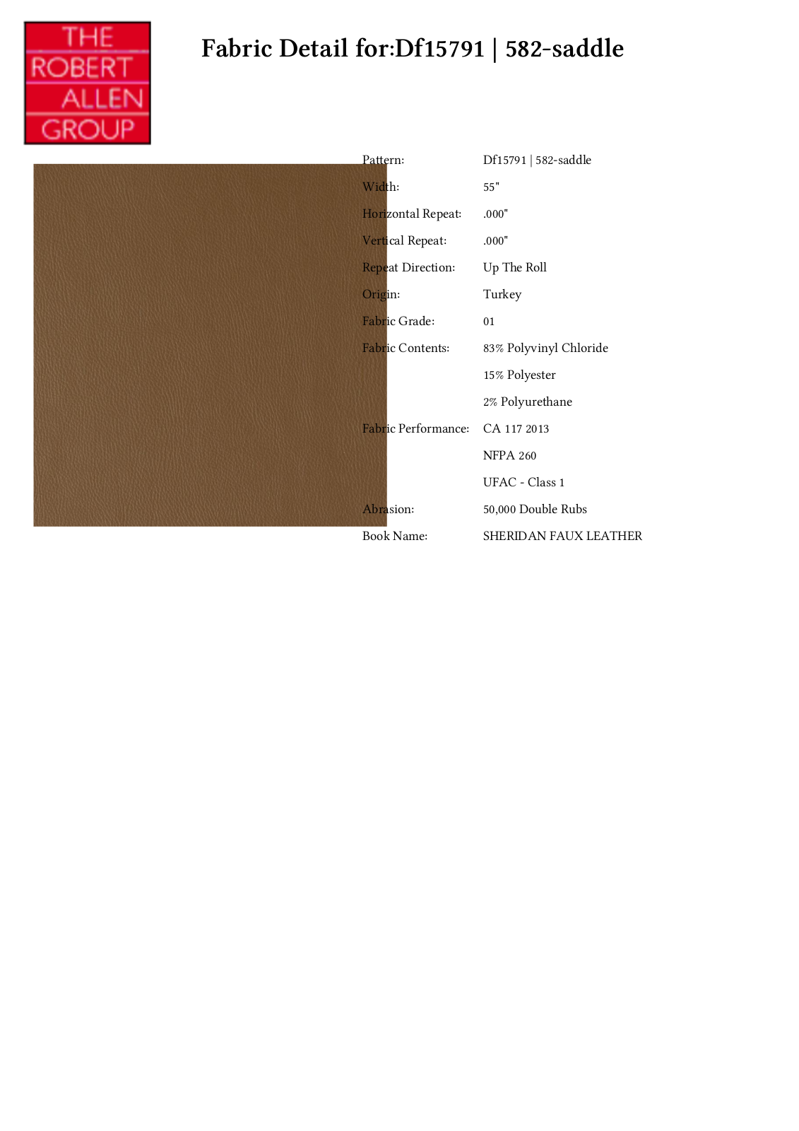 Duralee CRAL4522 Specifications - ManualMachine.com