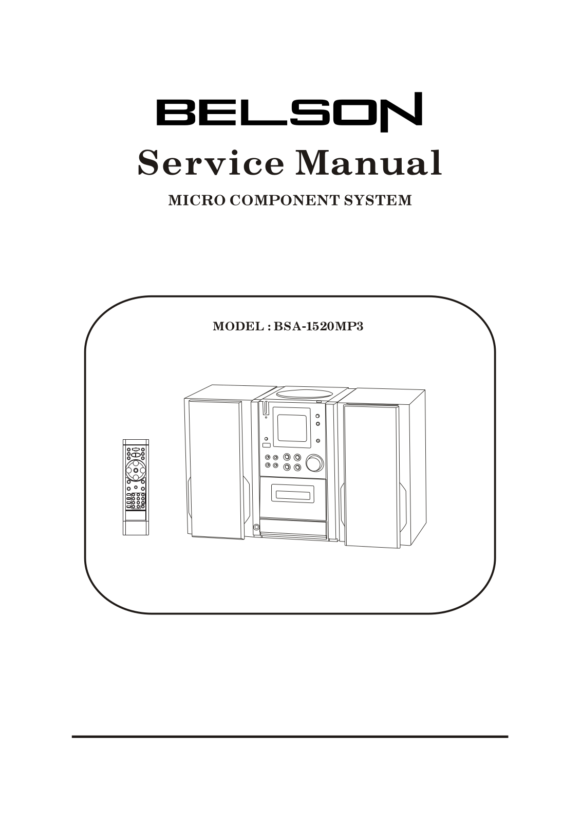 Belson BSA-1520 Schematic