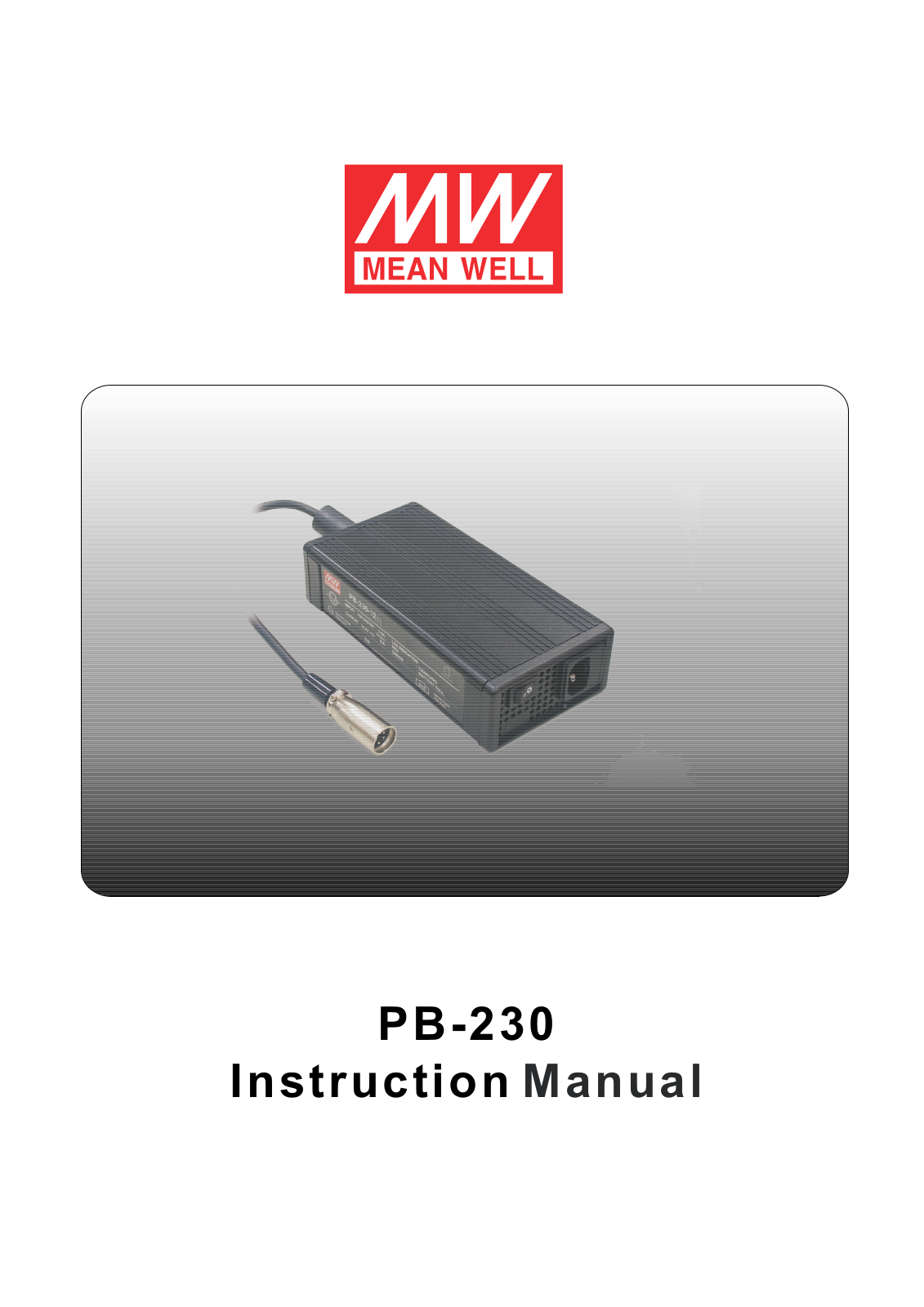 Mean Well PB-230-12, PB-230-24, PB-230-48 User guide - ManualMachine.com