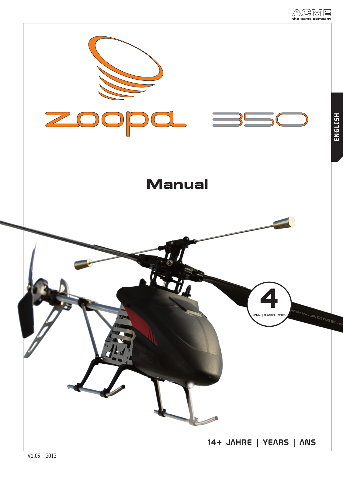 ACME zoopa 350 User guide