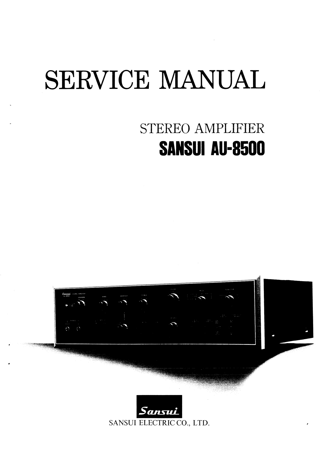 Sansui AU-8500 Service manual