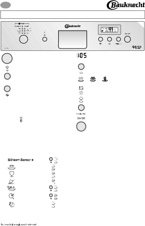 Whirlpool GSI 7990 IN PROGRAM CHART