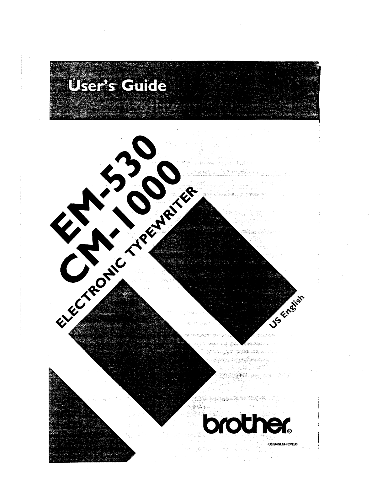 Brother EM530 User Manual