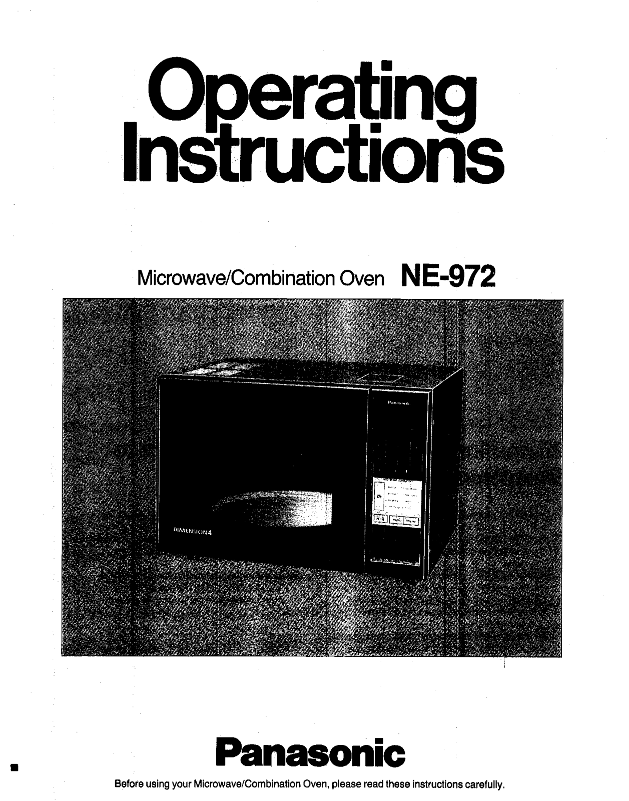 Panasonic NE-972 User Manual