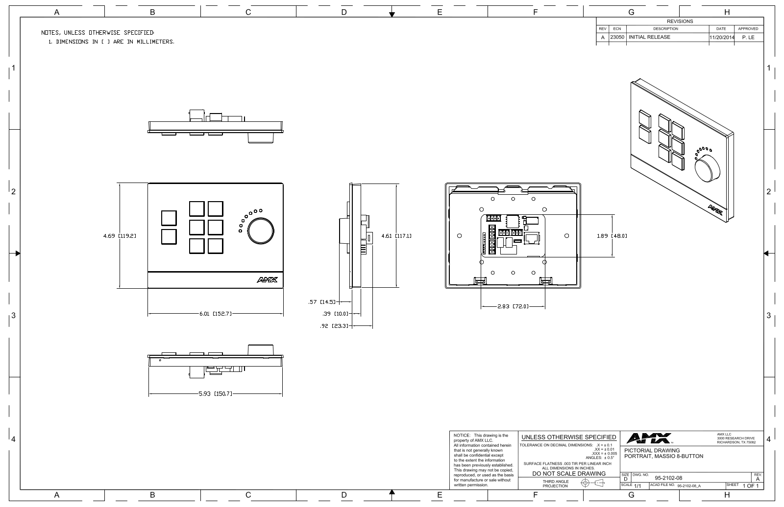 AMX FG2102-08 User Manual