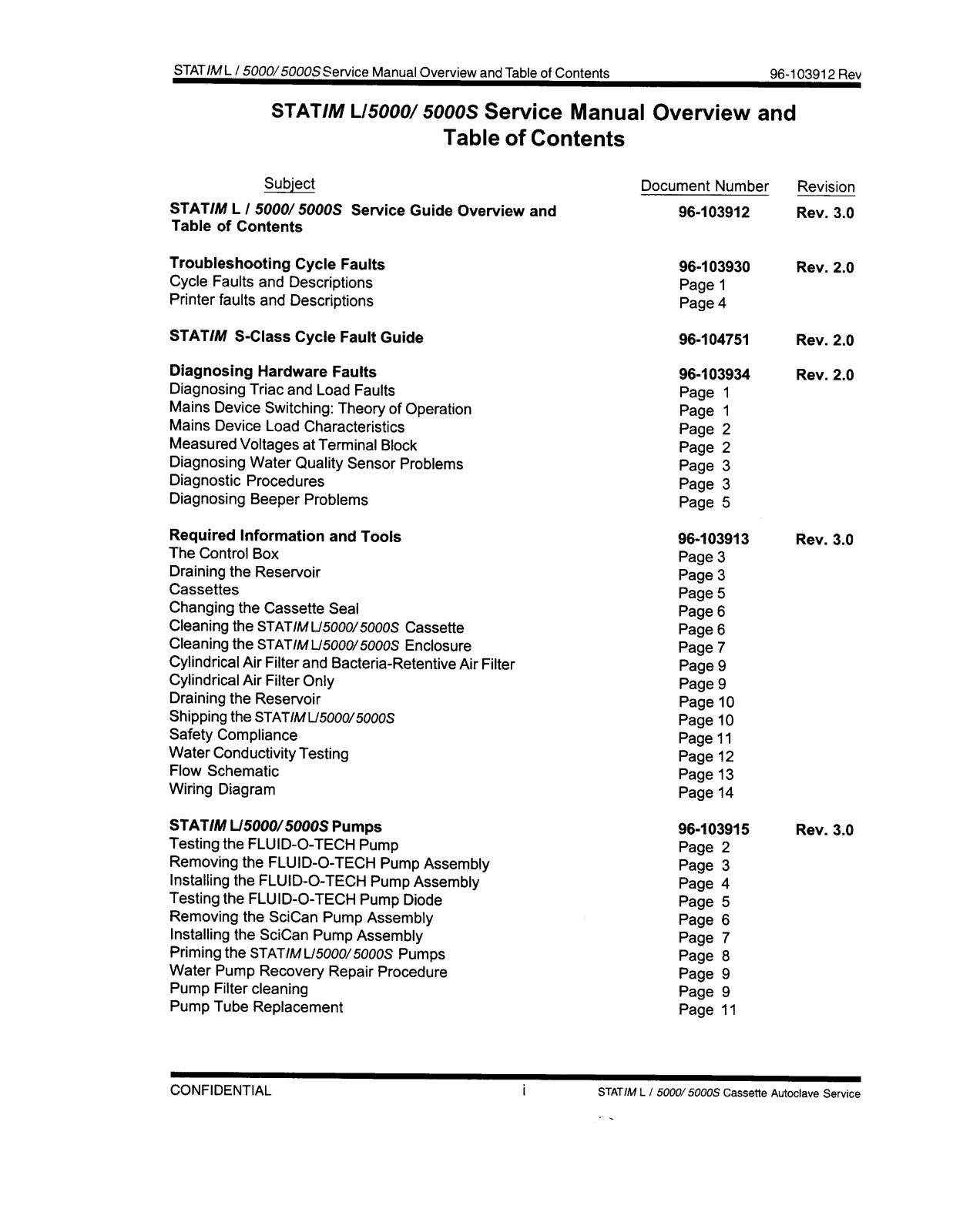 Scican Statim 2000, Statim 5000 Service manual (another)