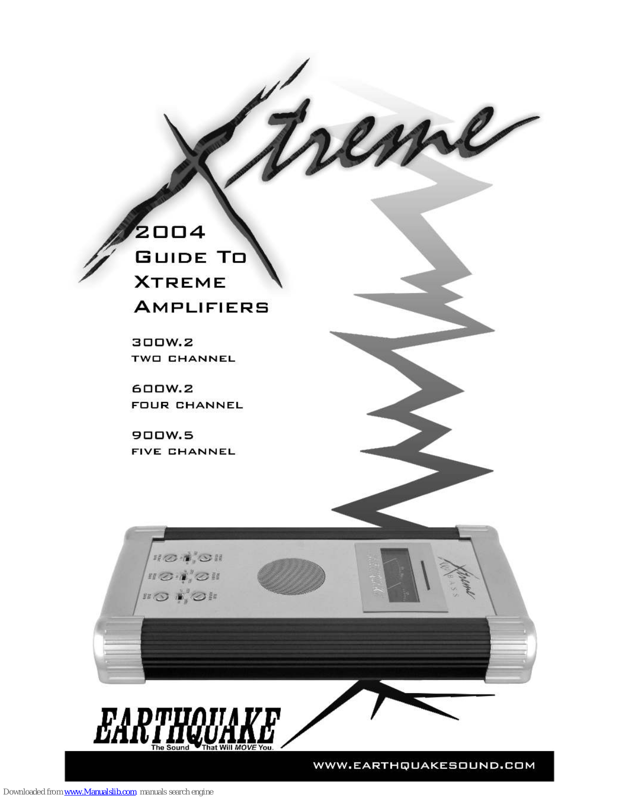 EarthQuake Xtreme 300W.2, Xtreme 600W.2, Xtreme 900W.5, ME-640 PLATEAMP User Manual