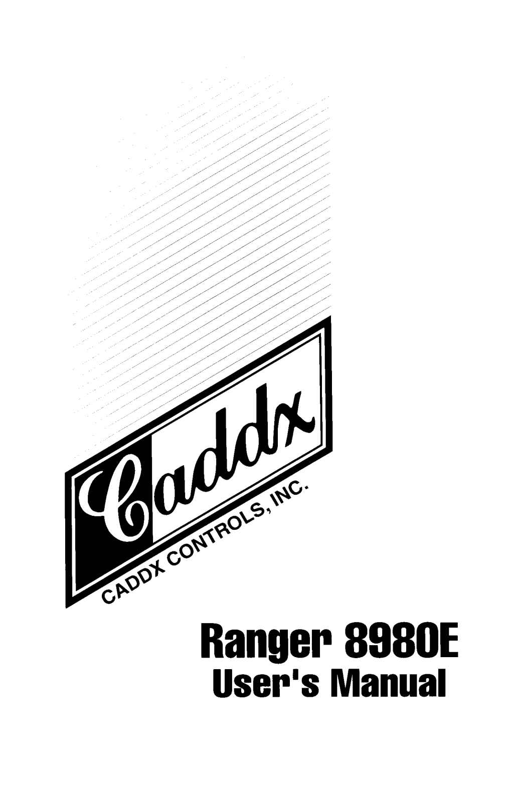 Caddx 8980E User Manual