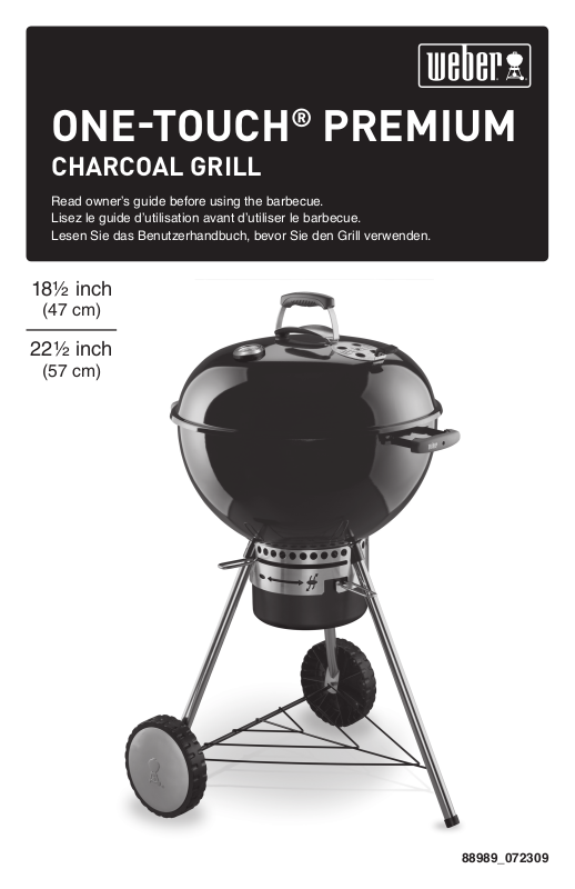 Weber Platinum User Manual