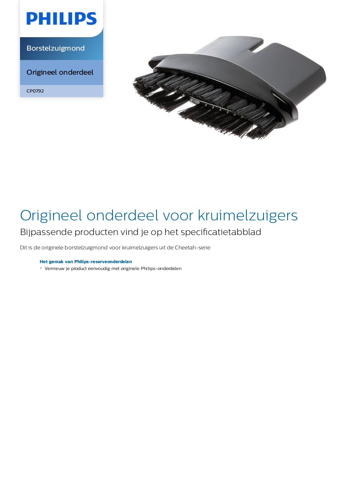 Philips CP0792/01 Leaflet - ManualMachine.com