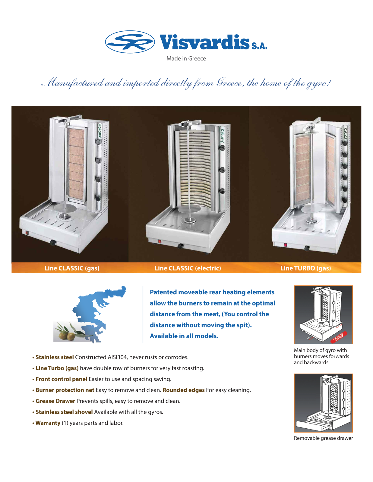 Visvardis DG16VPAIR, DG16VN, DG18VPAIR, DG18VN Specifications