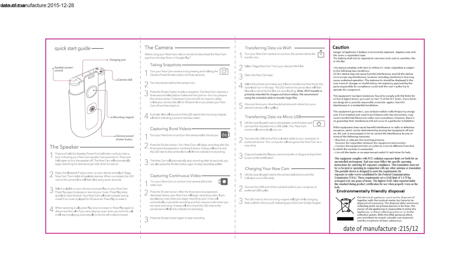 ZAGG ZCAM User Manual