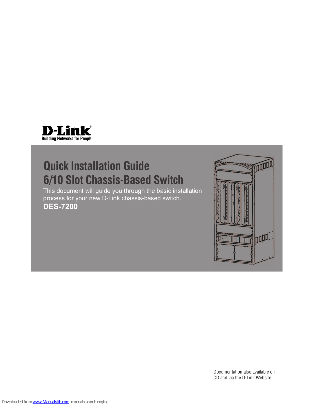 D-Link DES-7210 Quick Installation Manual