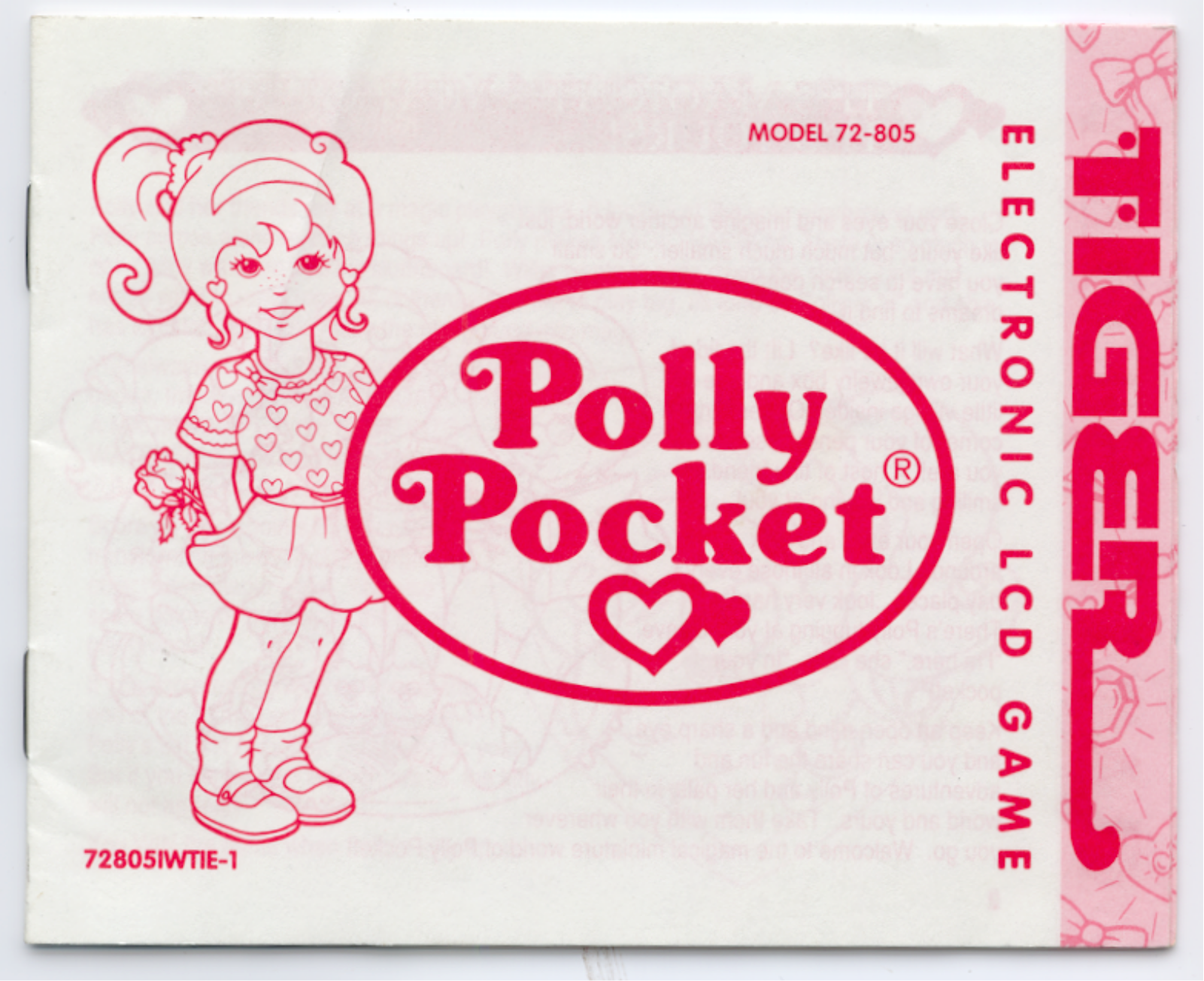 Tiger Electronics Polly Pocket 72-805 User Manual