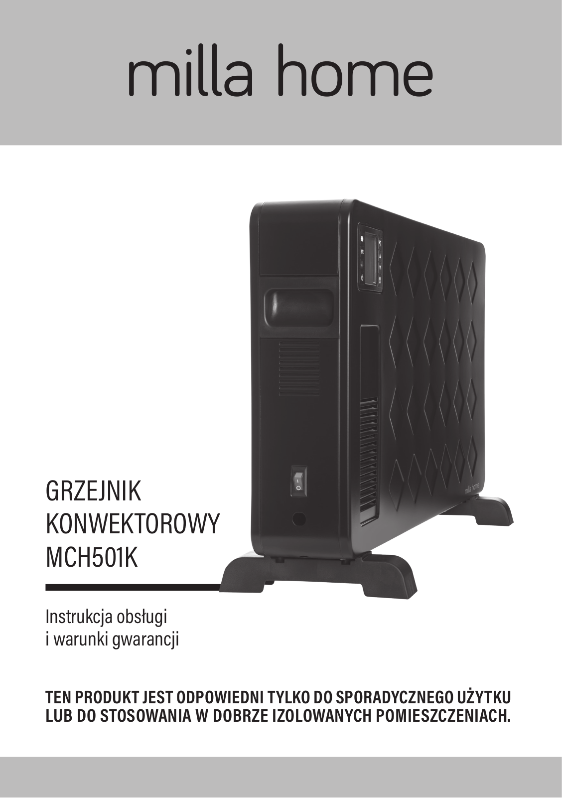 MILLA HOME MCH501K User guide - ManualMachine.com