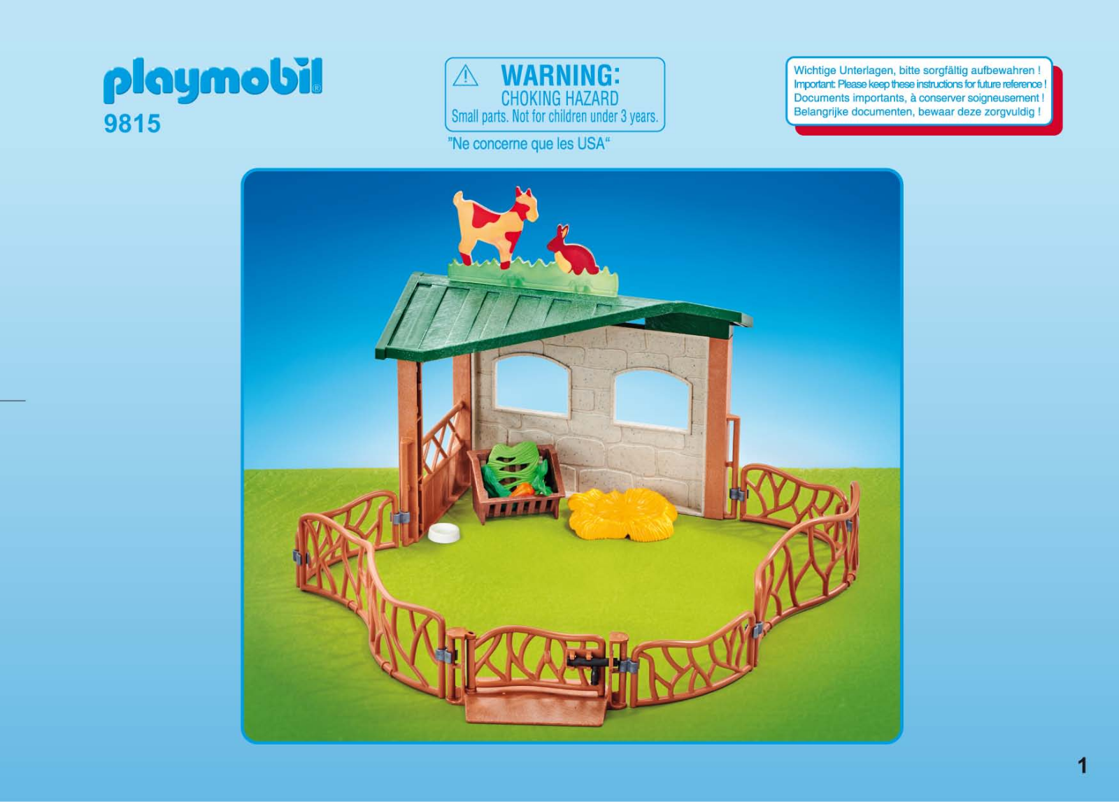 playmobil 9815 Instructions