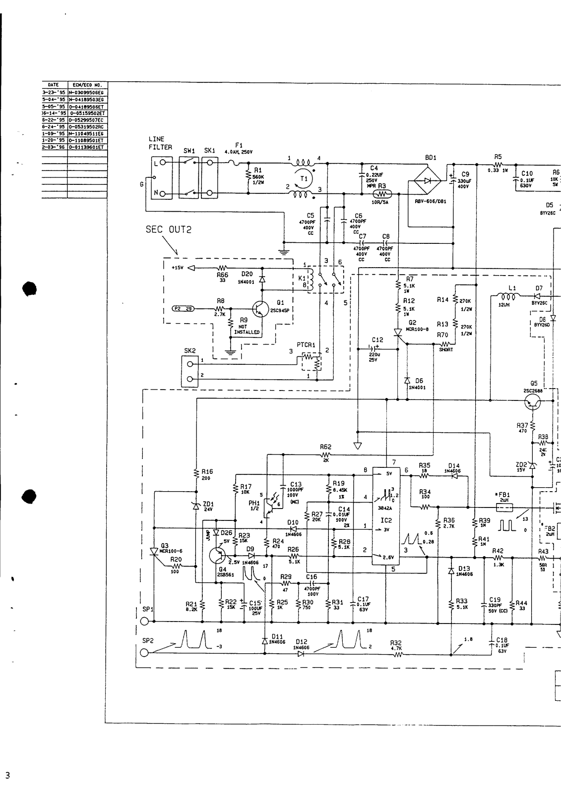 NEC R07F102A Schematic