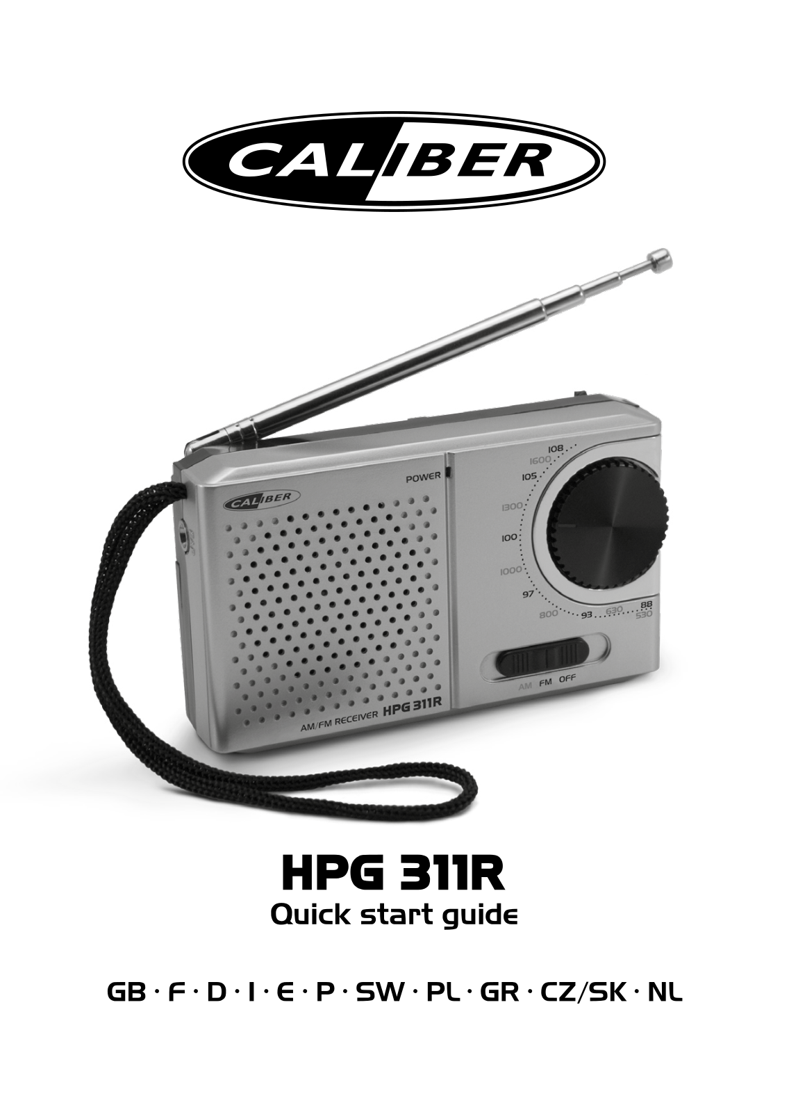 Caliber Audio Technology HPG 311R User manual